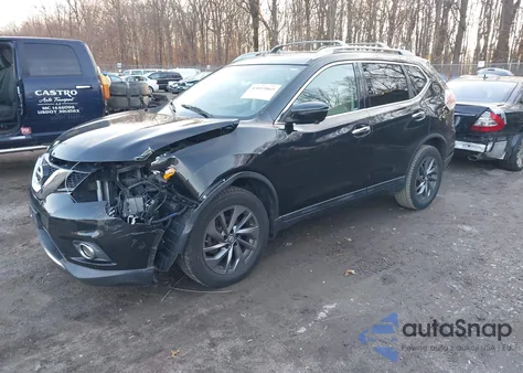 2016 Nissan Rogue Sl z USA, uszkodzony, nr VIN 5N1AT2MVXGC775309